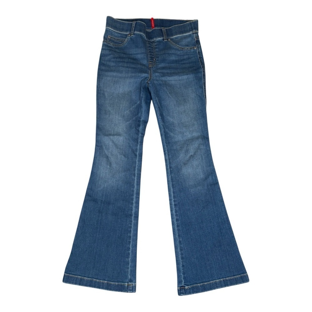 SPANX Denim Pull On Bell Bottom Jeans 20456Q Size Medium